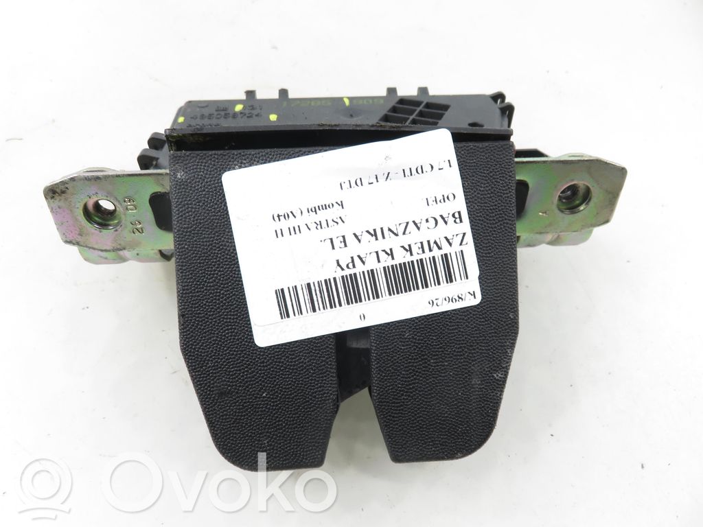 Opel Astra H Blocco/chiusura/serratura del portellone posteriore/bagagliaio