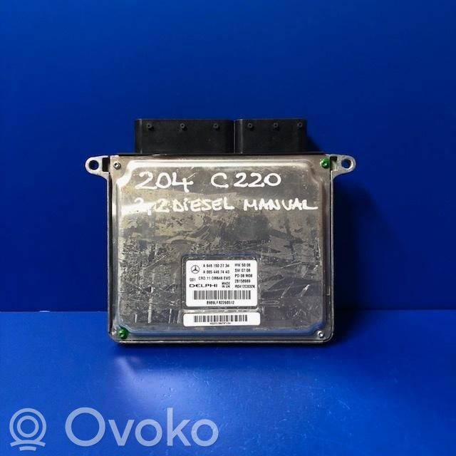 Mercedes-Benz C W204 Komputer / Sterownik ECU silnika 