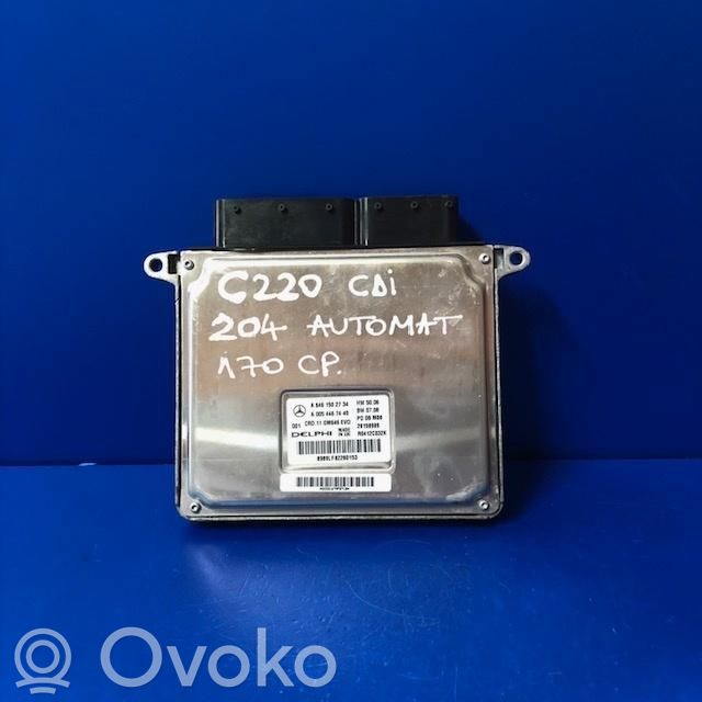 Mercedes-Benz C W204 Komputer / Sterownik ECU silnika 