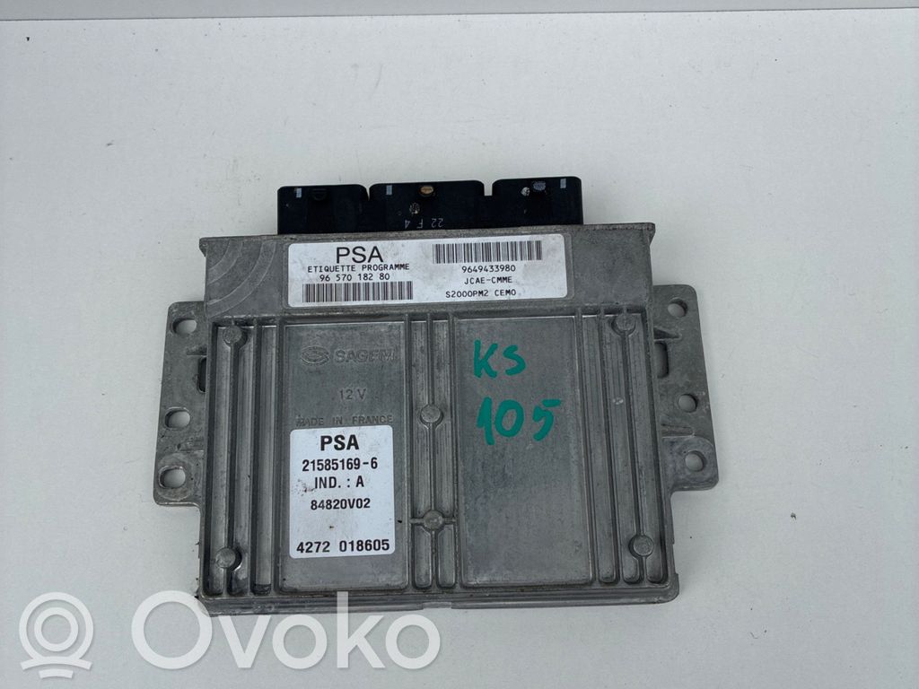 Engine control unit/module ECU   9657018280