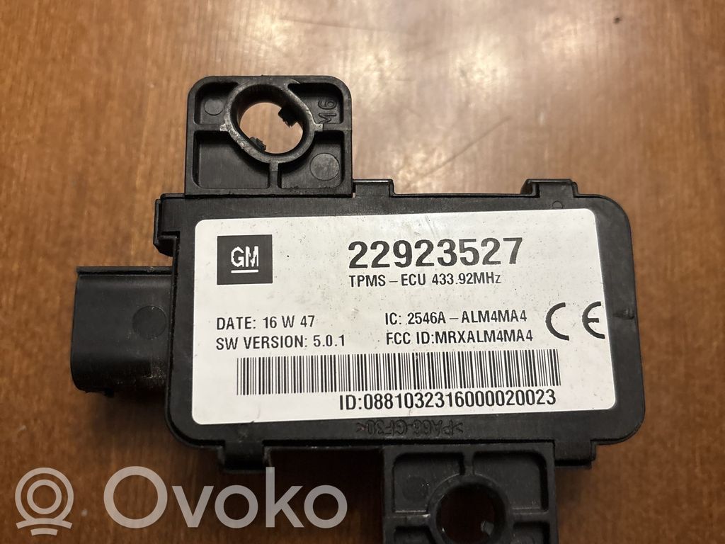 Chevrolet Corvette C7 Tire pressure control unit 