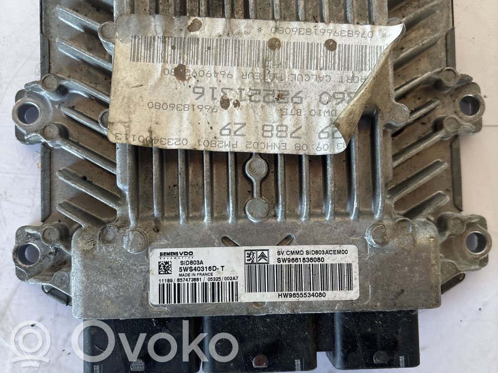 Peugeot 607 Engine control unit/module 