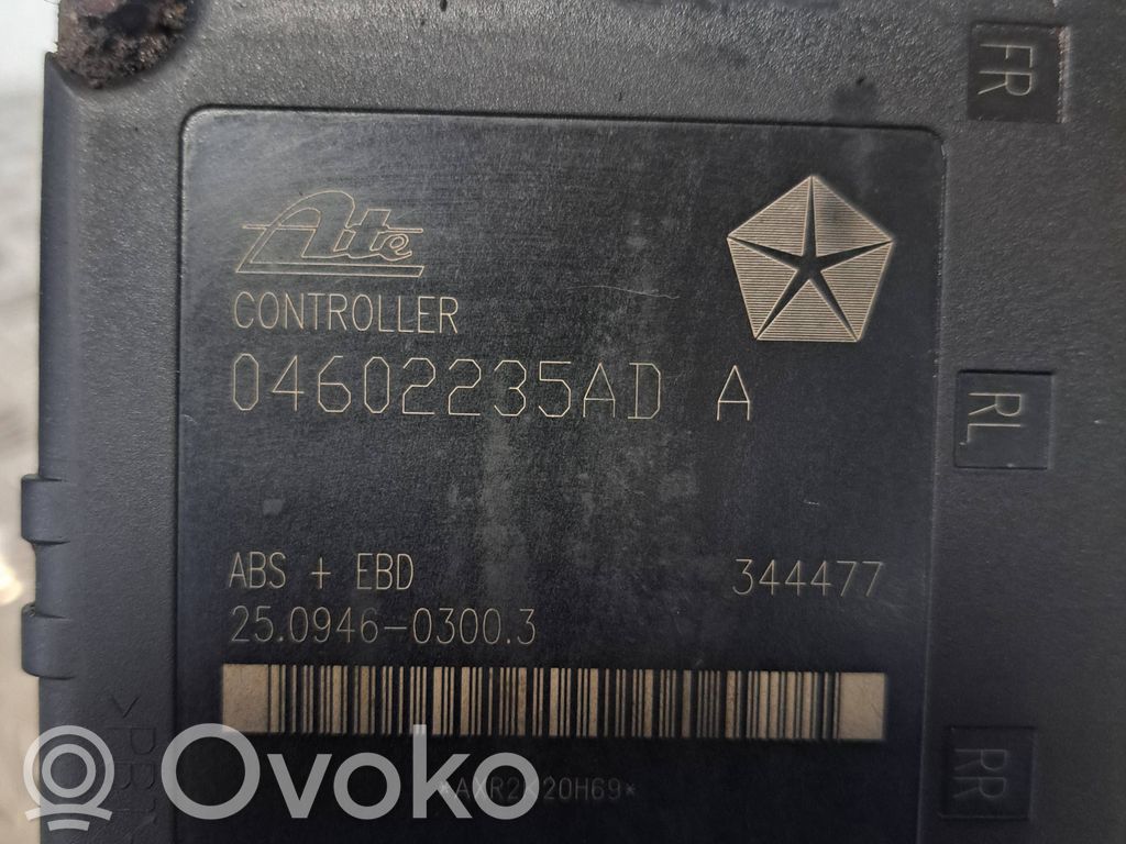 Chrysler Sebring (ST-22 - JR) Bomba de ABS 