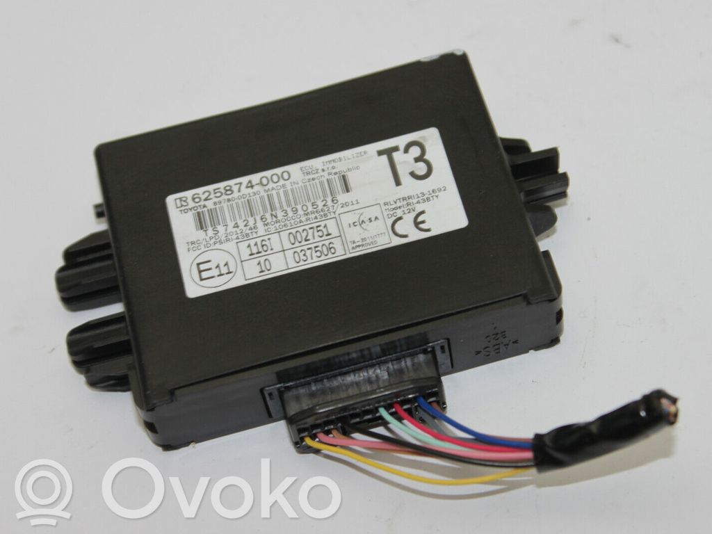 Toyota Yaris Moduł / Sterownik immobilizera 