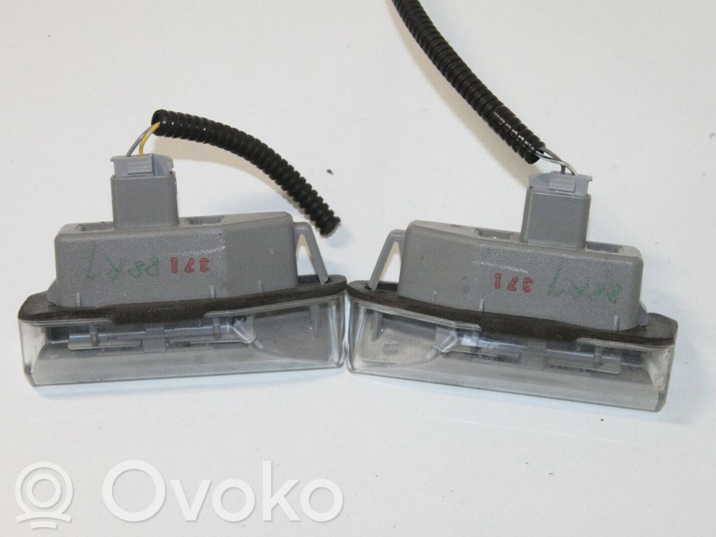 Number plate light