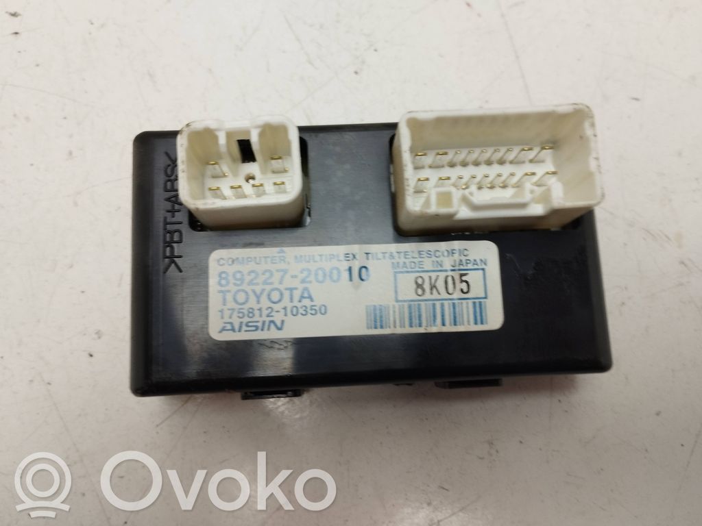 Toyota Avensis T270 Power steering control unit/module 