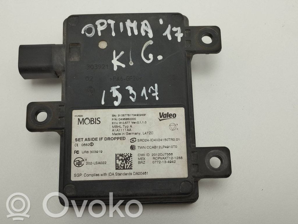 KIA Optima Módulo de control de punto muerto 