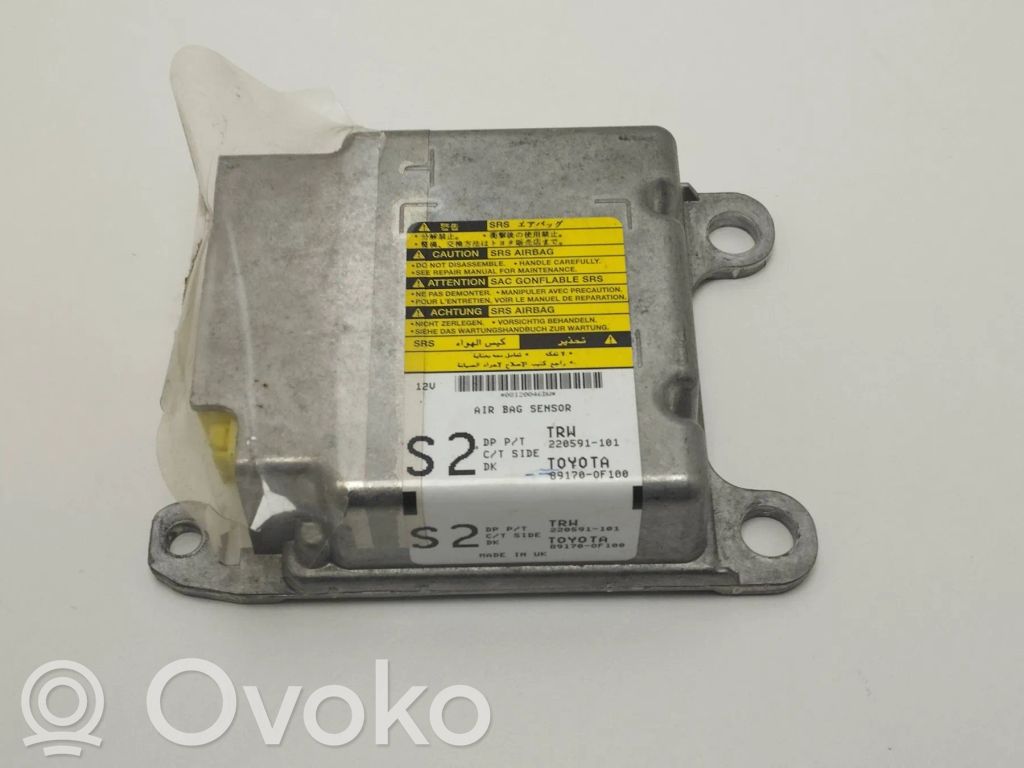 Toyota Verso Airbag control unit/module 