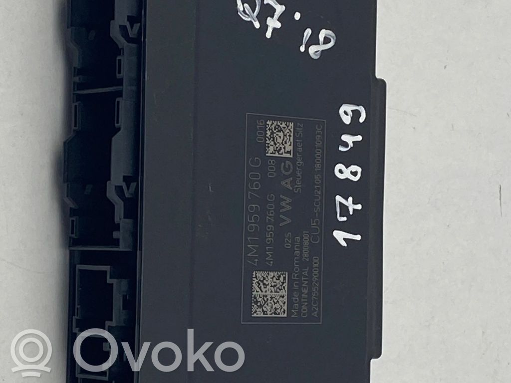Audi Q7 4M Module de commande de siège 