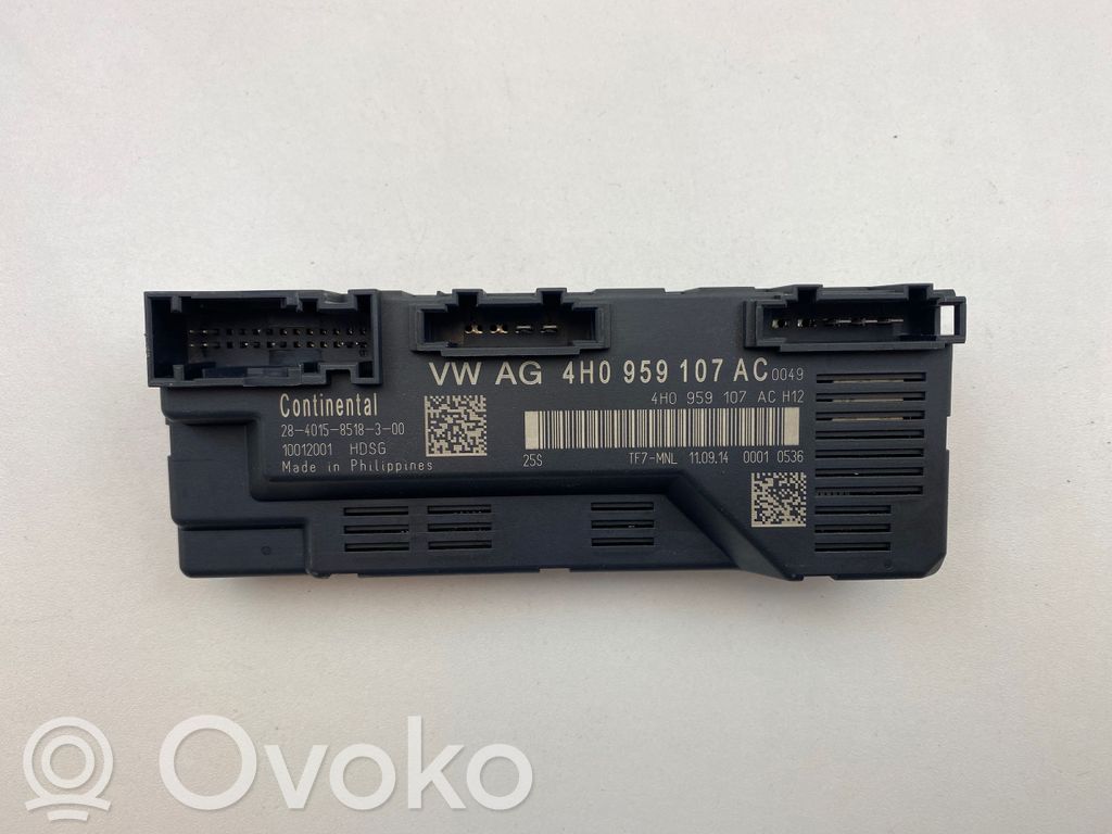 Audi A8 S8 D4 4H Tailgate/trunk control unit/module 