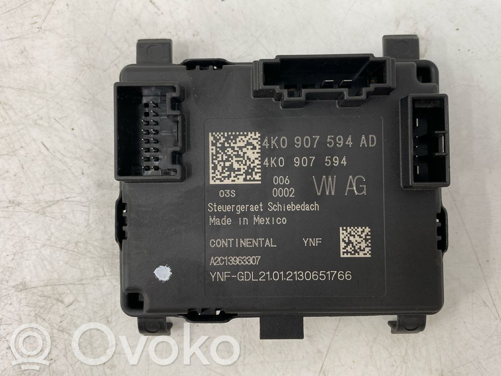 Volkswagen Jetta USA Sunroof control unit/module 