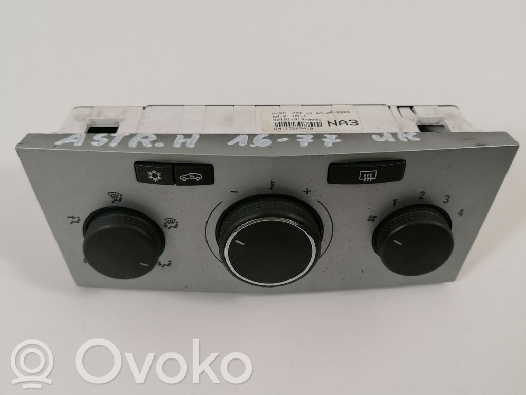 Opel Astra H Climate control unit 