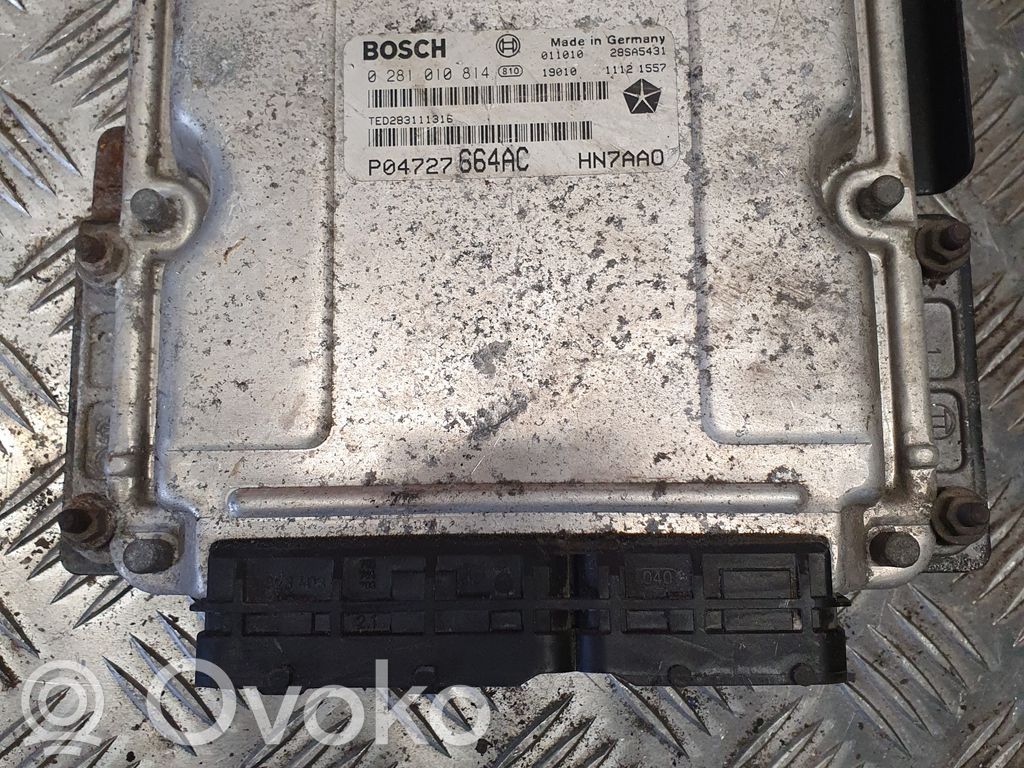 Engine control unit/module   P04727664AC