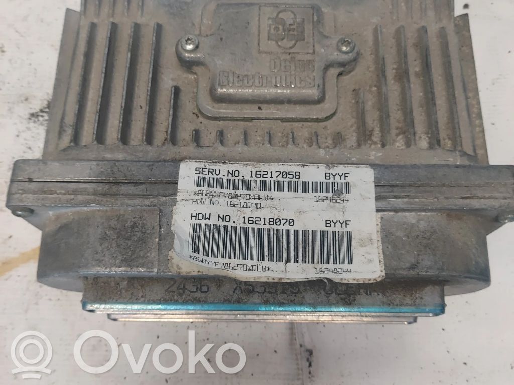 Engine control unit/module   16217058,16218070