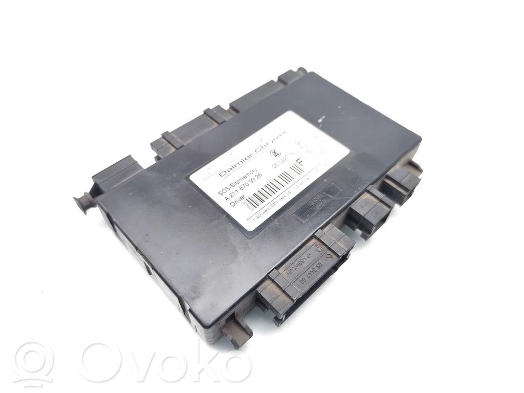 Mercedes-Benz GL X164 Module de commande de siège 