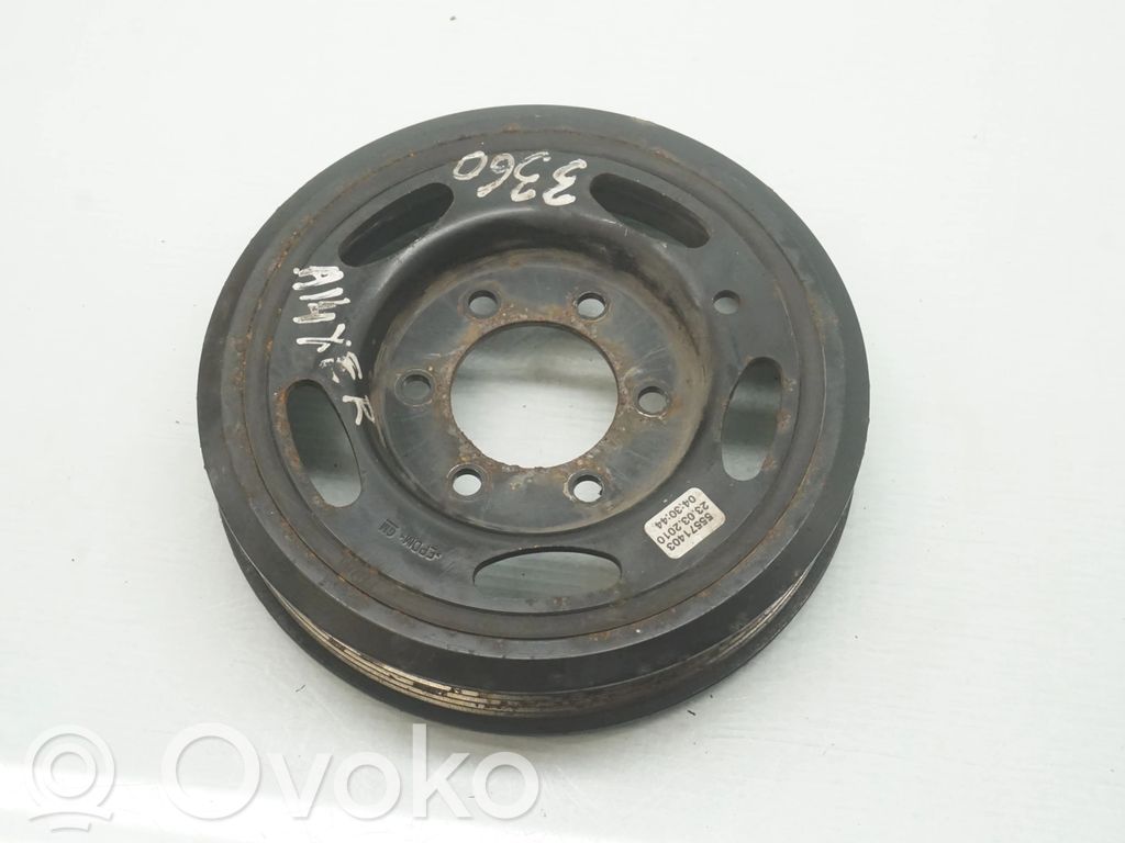 Opel Meriva B Crankshaft pulley 