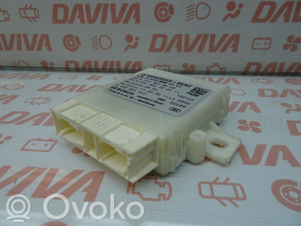 Mercedes-Benz E W212 Unitate/modul de comandă parcare PDC 