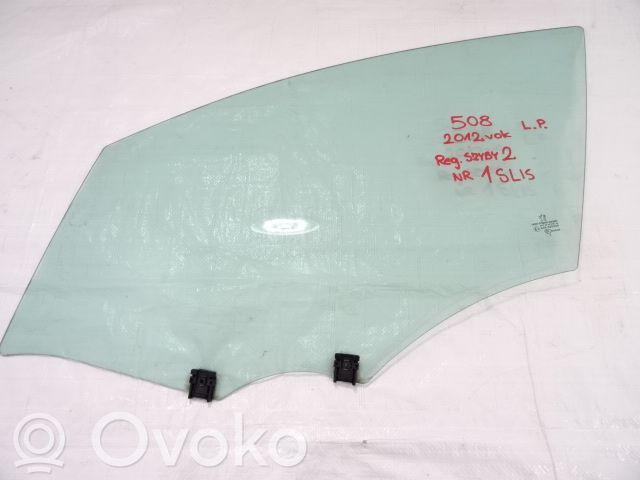 Peugeot 508 Front door window glass four-door 