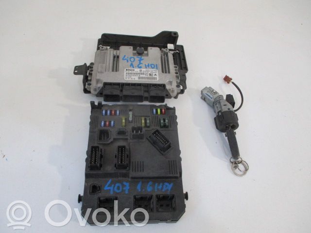 Peugeot 407 Kit cu ECU motor și set închidere uși 