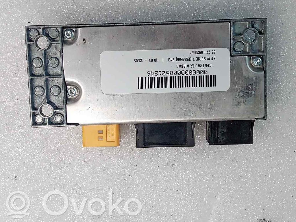 Unidad de control/módulo del Airbag   65776920481