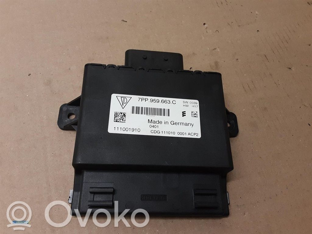 Porsche Cayenne (9PA) Autres unités de commande / modules 