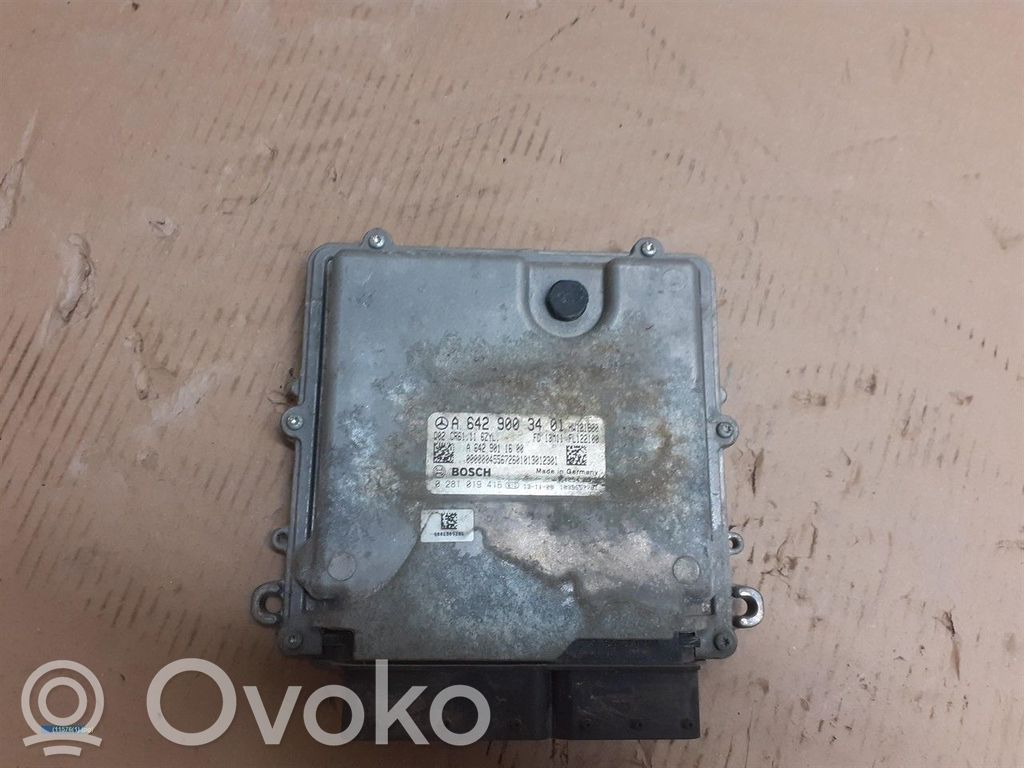 Unité de commande / module d'injection   A6429003401,0281019416