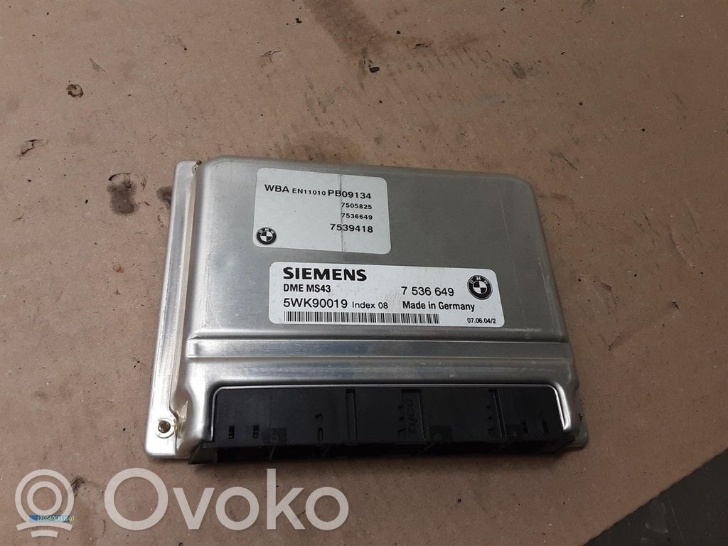 BMW 3 E46 Injection control unit/module 