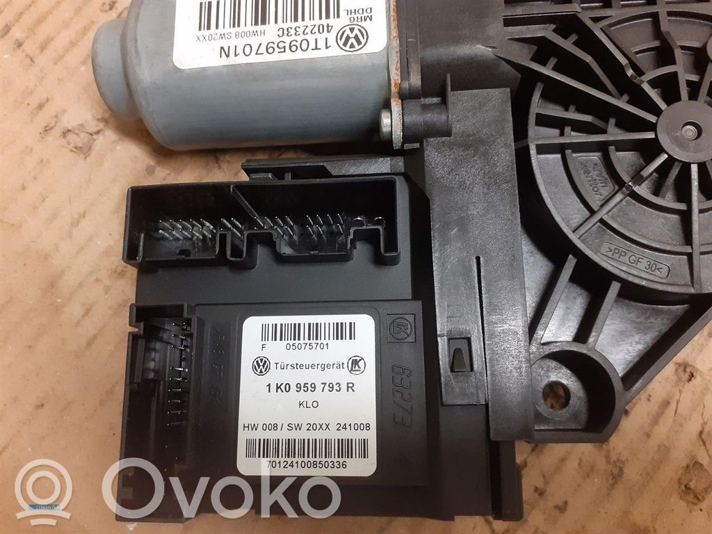 Skoda Octavia Mk2 (1Z) Motor macara geam ușă față 