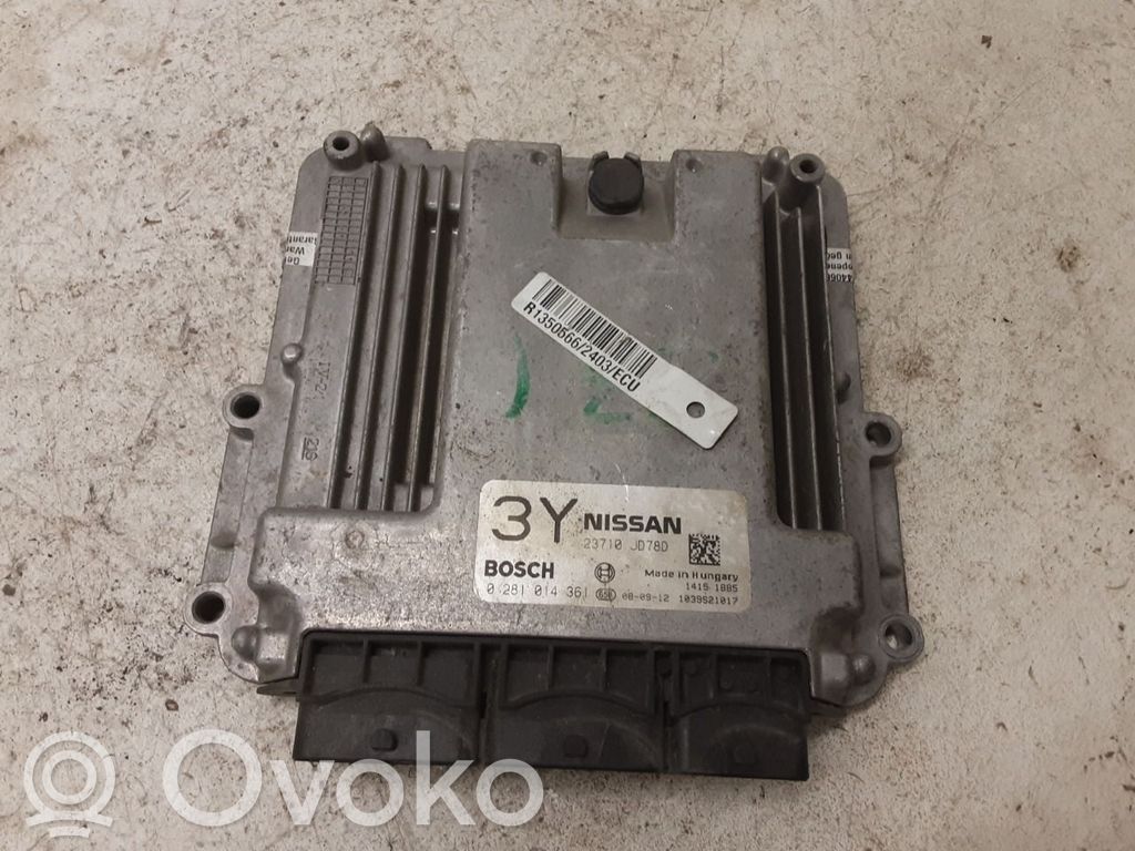 Nissan Qashqai+2 Unitate/modul comandă injecție 