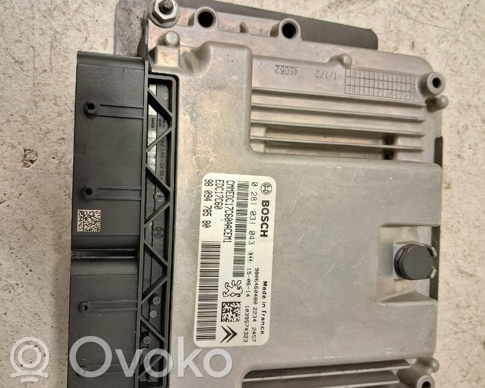 Peugeot Partner Injection control unit/module 