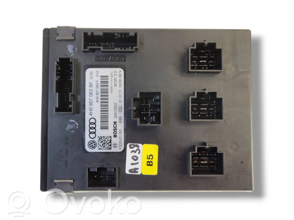 Audi A6 S6 C7 4G Module confort 