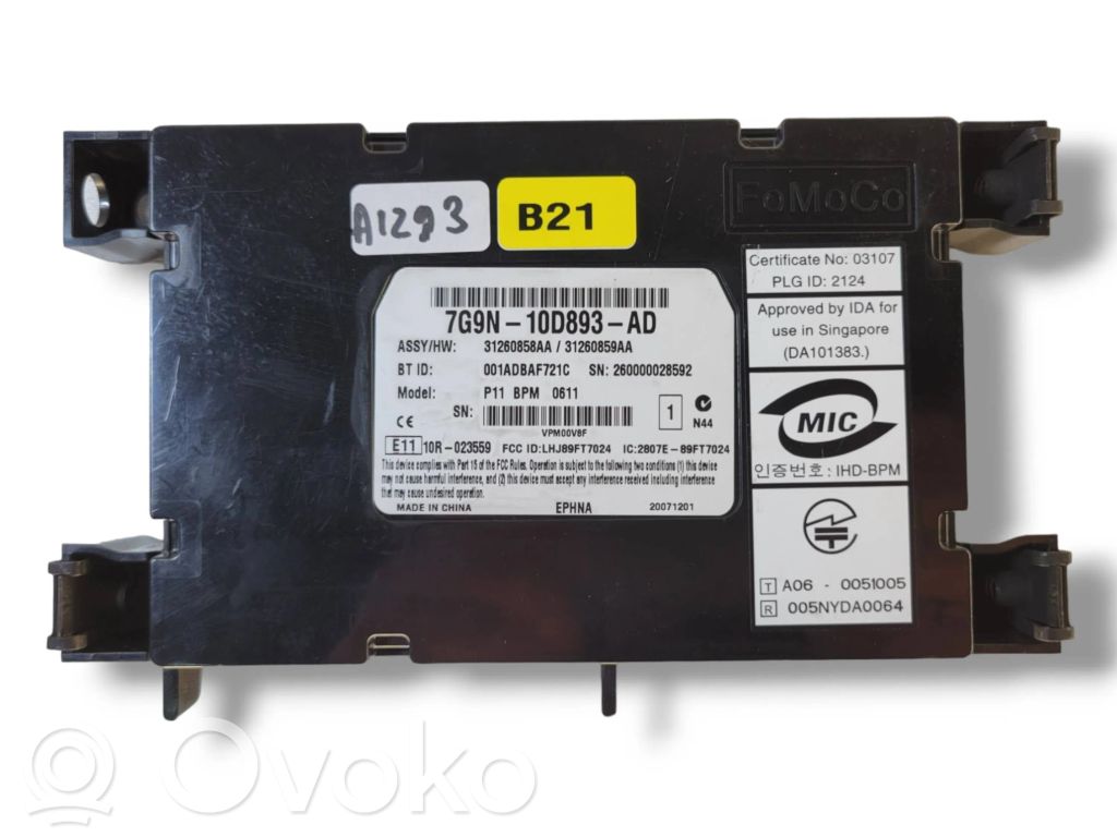 Volvo V70 Bluetooth modulis 