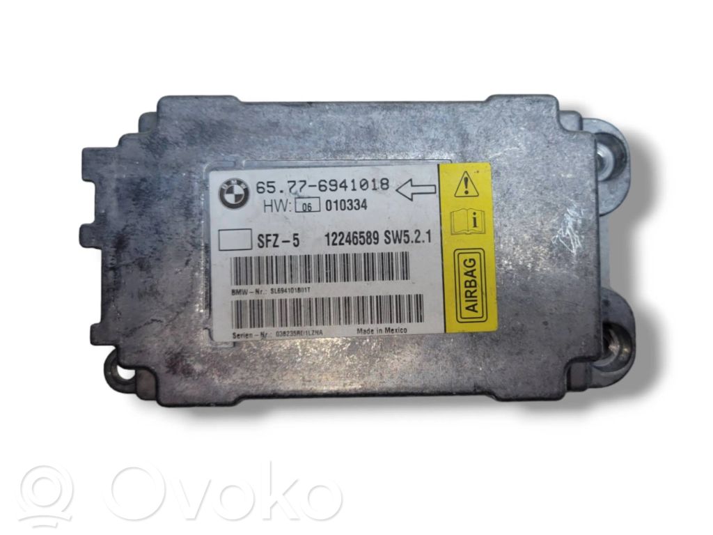 Airbag control unit/module   65776941018,12246589,6941018,03B235RD1LZNA