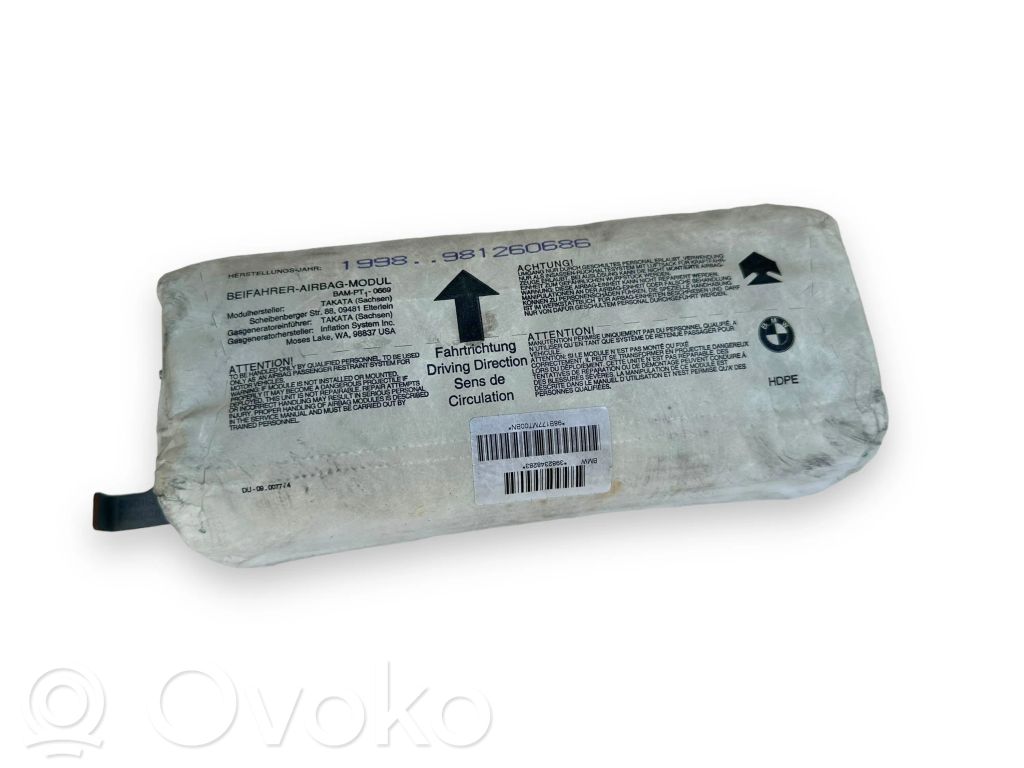 BMW 3 E46 Airbag del pasajero 