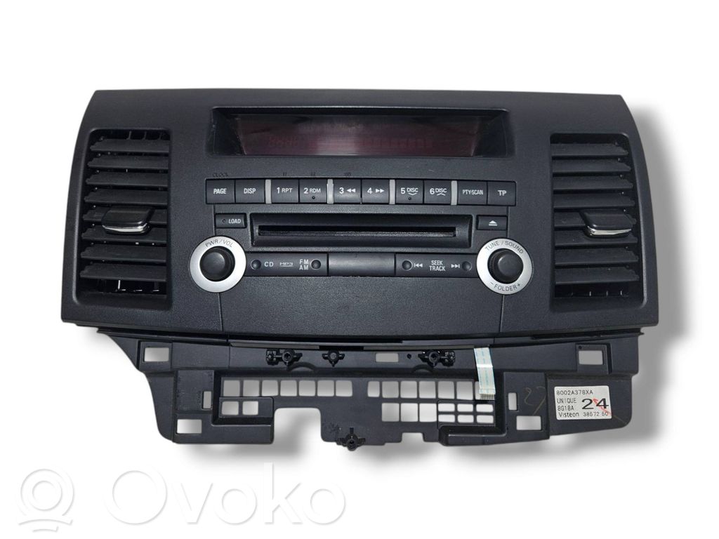 Mitsubishi Lancer X Unité principale radio / CD / DVD / GPS 