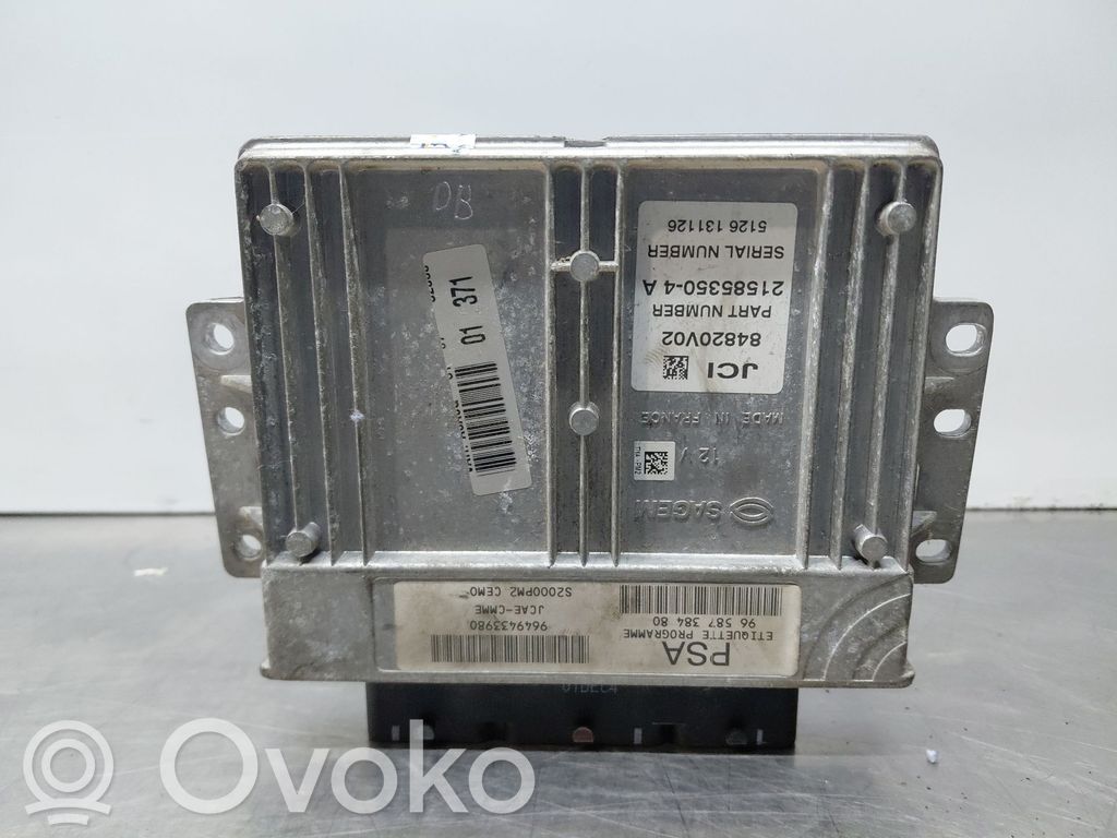 Peugeot 1007 Engine control unit/module 