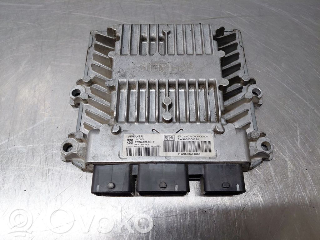 Engine control unit/module   9660300280