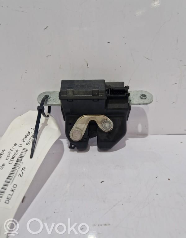 Opel Corsa D Blocco/chiusura/serratura del portellone posteriore/bagagliaio