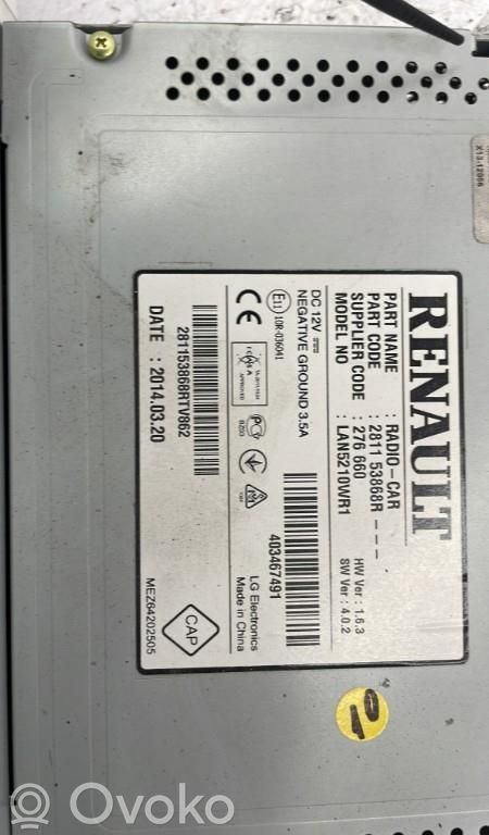 Renault Clio IV Monitor/display/piccolo schermo 