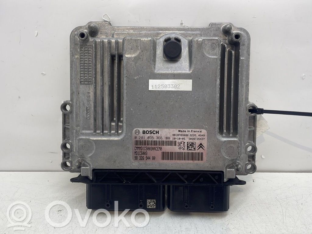 Citroen C4 SpaceTourer Unidad de control/módulo del motor 