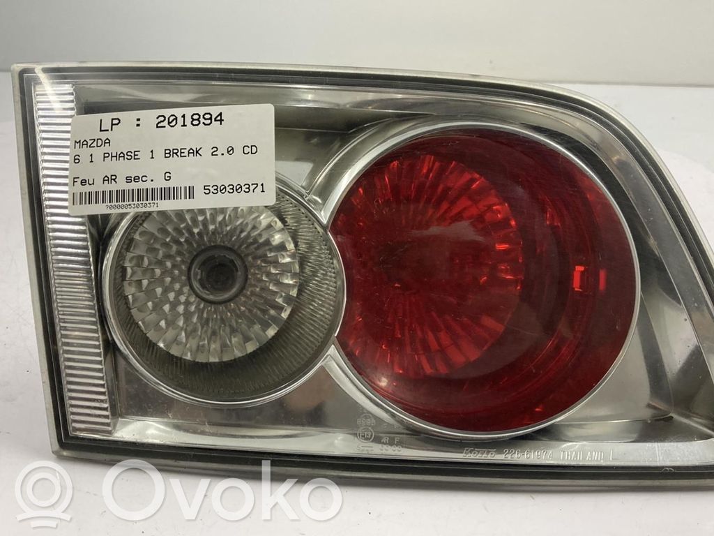 Mazda 6 Takaluukun takavalot 