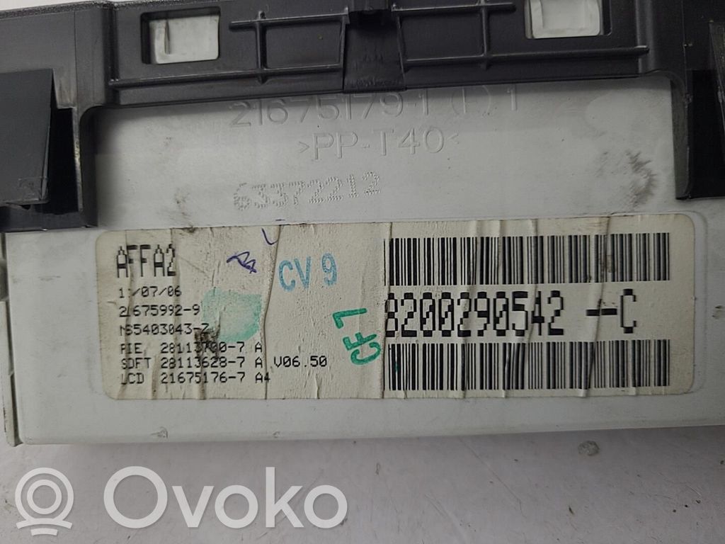 Renault Megane II Monitor/display/piccolo schermo 