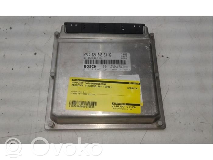 Mercedes-Benz S W220 Sterownik / Moduł ECU 