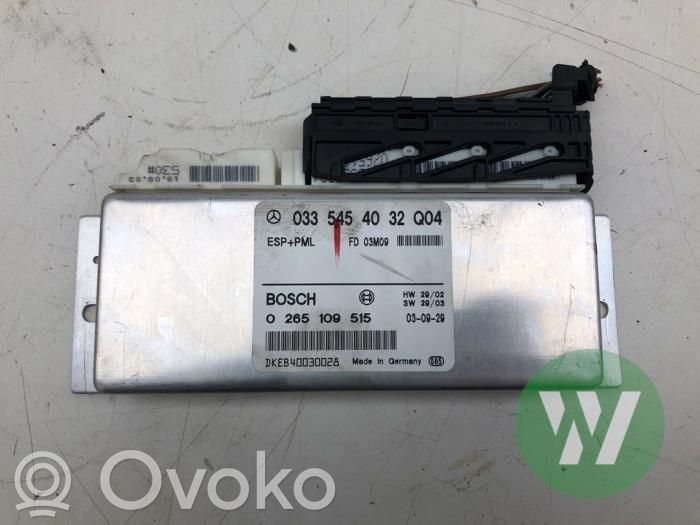 ESP (stability system) control unit   A0335454032