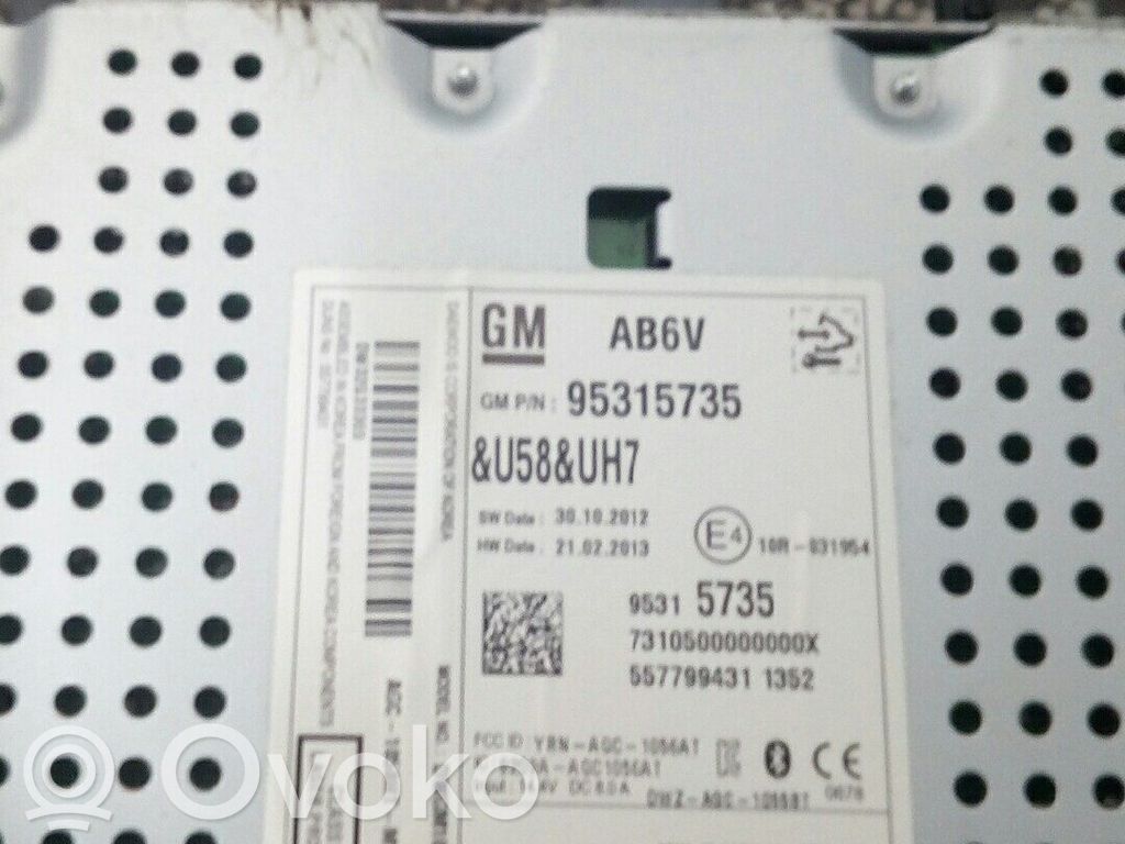 Chevrolet Aveo GPS navigation control unit/module 
