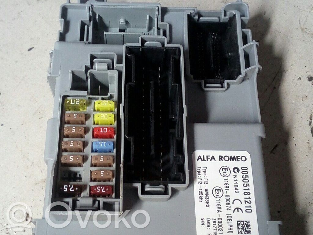 Alfa Romeo Mito Sulakemoduuli 
