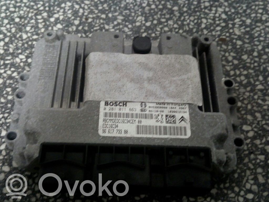 Engine control unit/module   1940JJ,9661773380,0281011863,1940JJ,1940JK