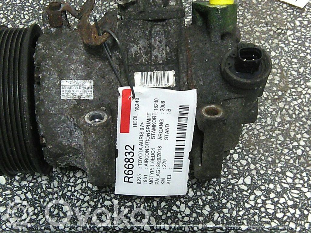 Toyota Auris 150 Kompresor / Sprężarka klimatyzacji A/C 