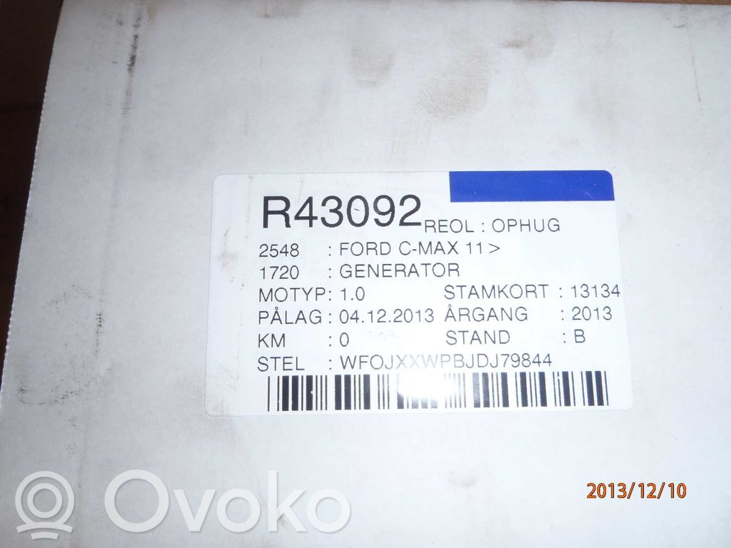 Ford C-MAX II Генератор 