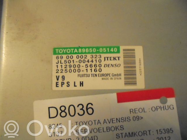Toyota Avensis T270 Centralina/modulo servosterzo 
